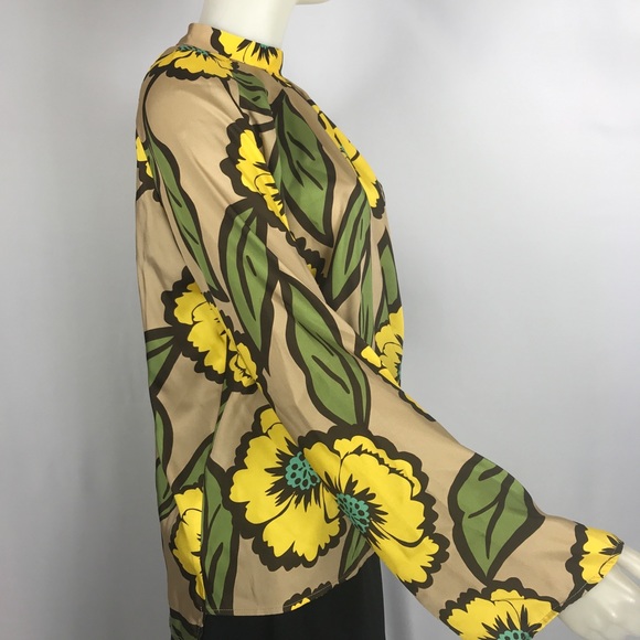 Chepe Italy Sunflower Blouse Size M - Picture 9 of 15